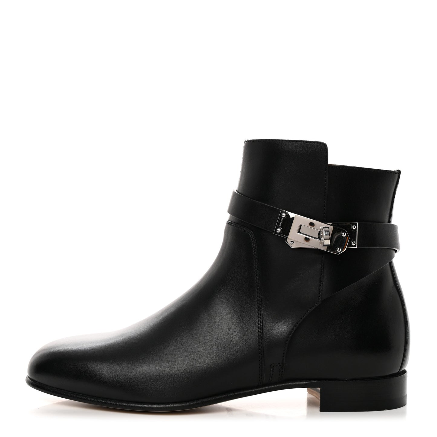 Calfskin Neo Ankle Boots 37 Black