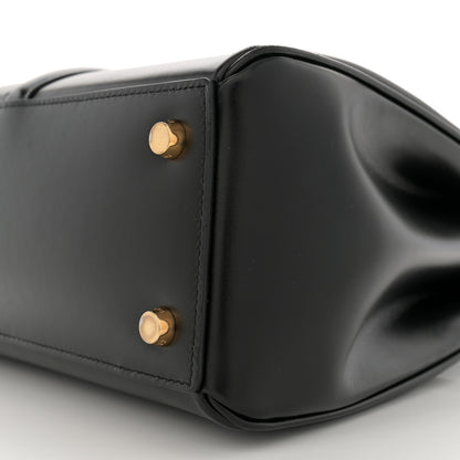 Celine Satinated Calfskin Small 16 Top Handle Bag Black 11 of 12