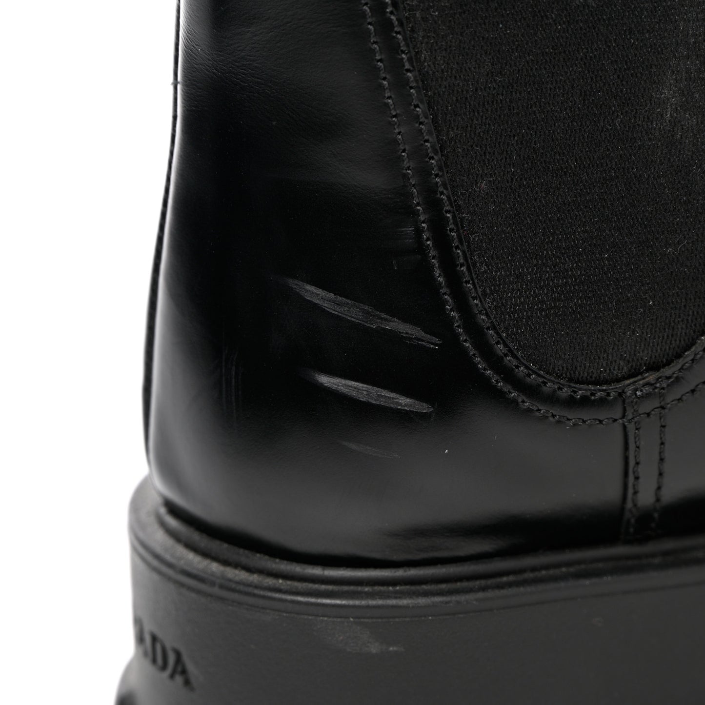 Spazzolato Rois Monolith Chelsea 55mm Ankle Boots 37.5 Black