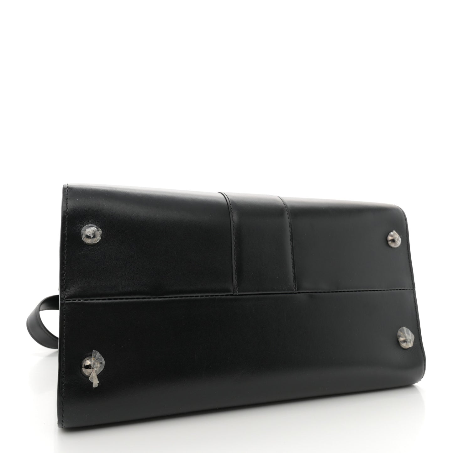 Calfskin MM L'Humour Brillant Satchel Black