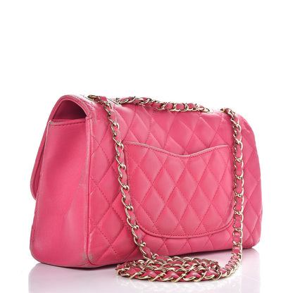 Chanel Lambskin Quilted Medium Mademoiselle Chic Flap Pink 4 of 19