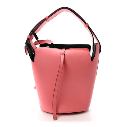 Burberry Supple Calfskin Small Bucket Bag Bright Coral Pink 1 of 11