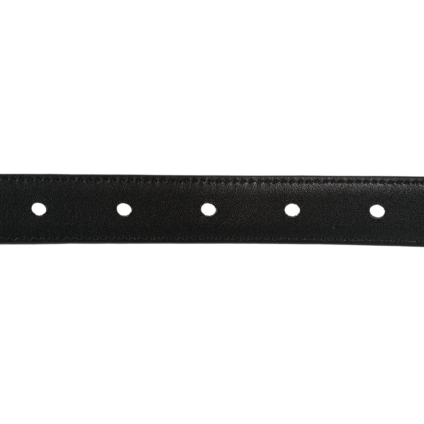 Smooth Calfskin Monogram Narrow Square Buckle Belt 70 28 Black
