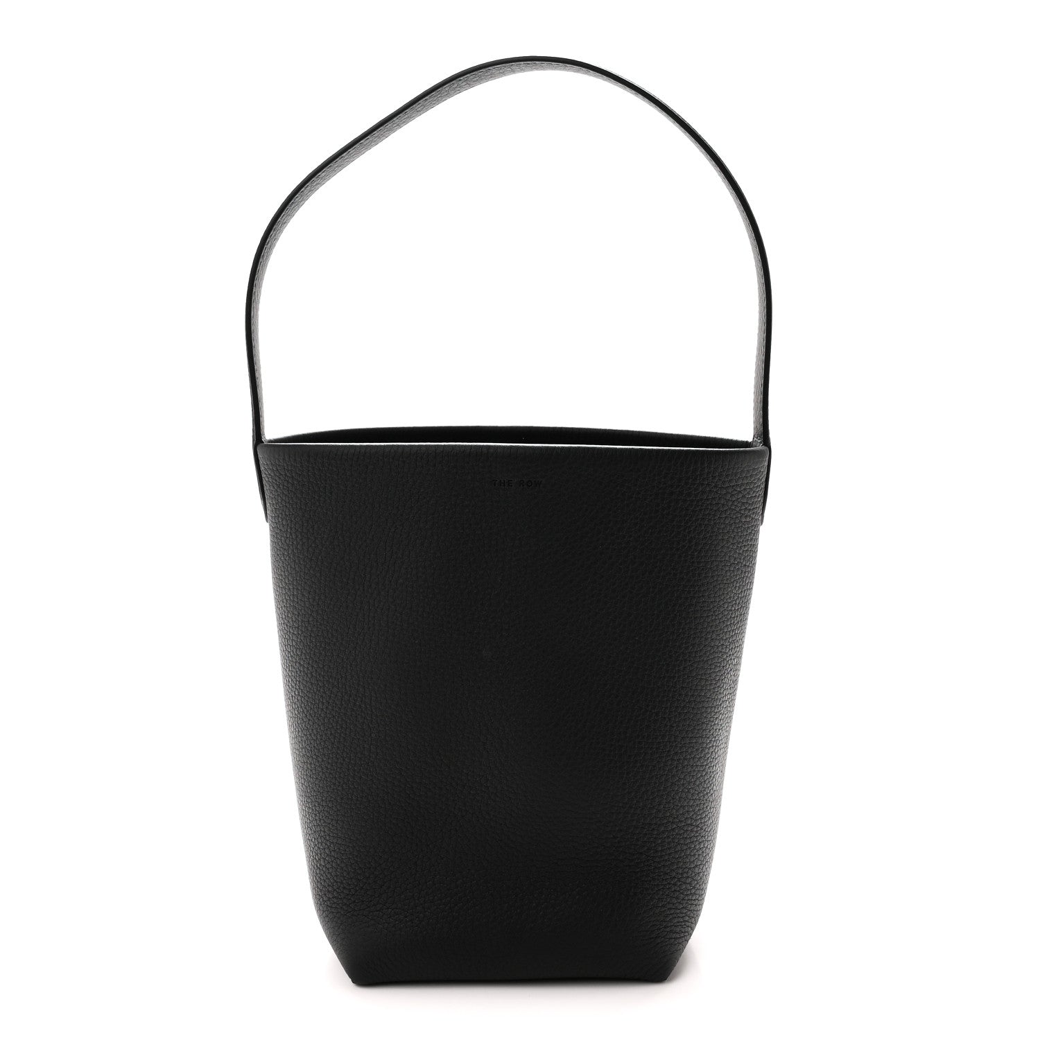 The Row Grained Calfskin Small N/S Park Tote Black 1 of 9