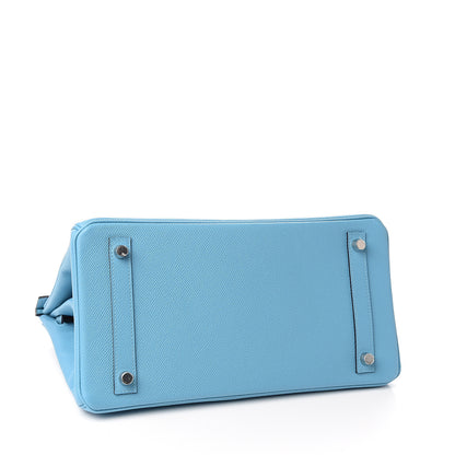 Hermes Epsom Birkin 30 Bleu Du Nord 3 of 7