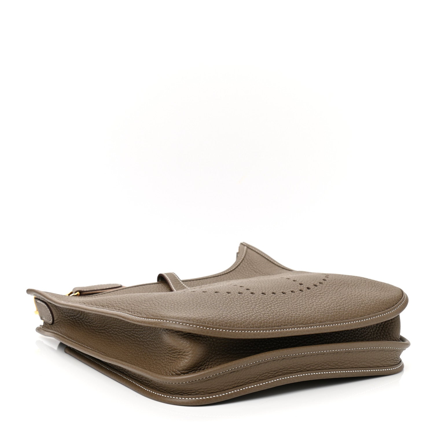 Hermes Taurillon Clemence Evelyne III PM Etoupe 4 of 12
