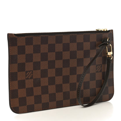 Louis Vuitton Damier Ebene Neverfull MM GM Pochette 3 of 9