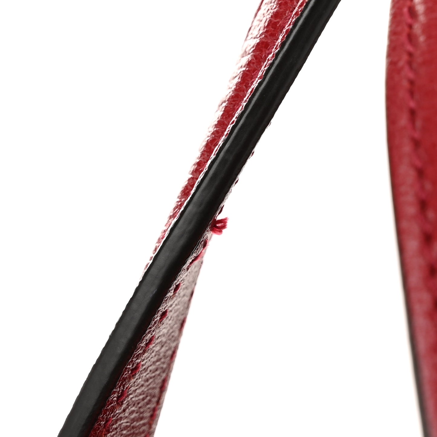 Patent Calfskin Medium Horsebit 1955 Tote Bag New Cherry Red