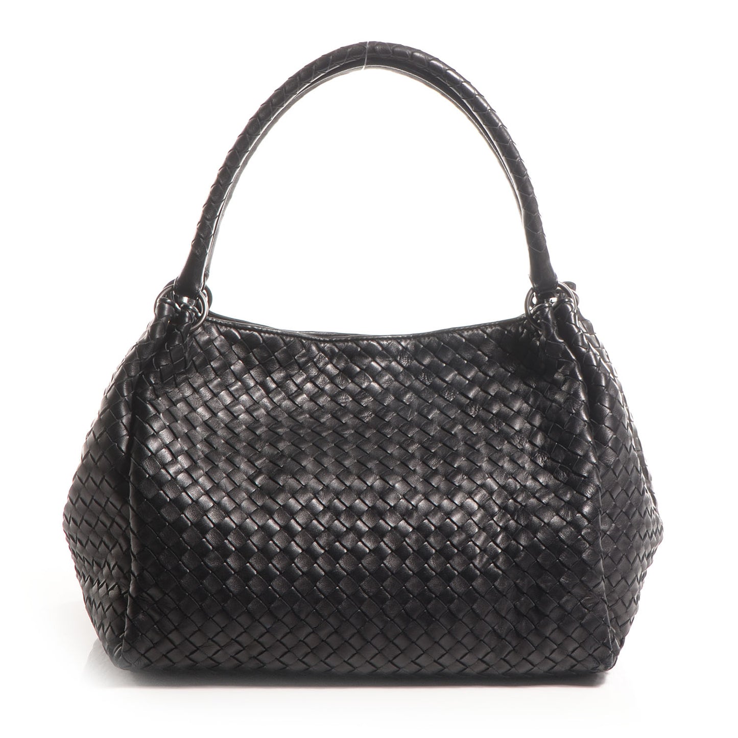 Nappa Intrecciato Parachute Bag Nero Black