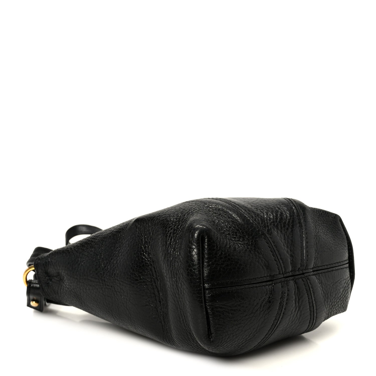 Chloe Grained Calfskin Small Spin Tote Black 4 of 10