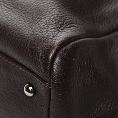Chanel Deerskin Luxe Ligne Bowler Purple 10 of 13