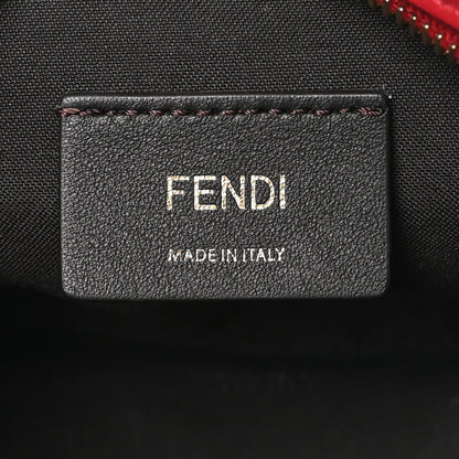 Fendi Vitello Century FF 1974 Embossed Mini Camera Case Fragola 6 of 10