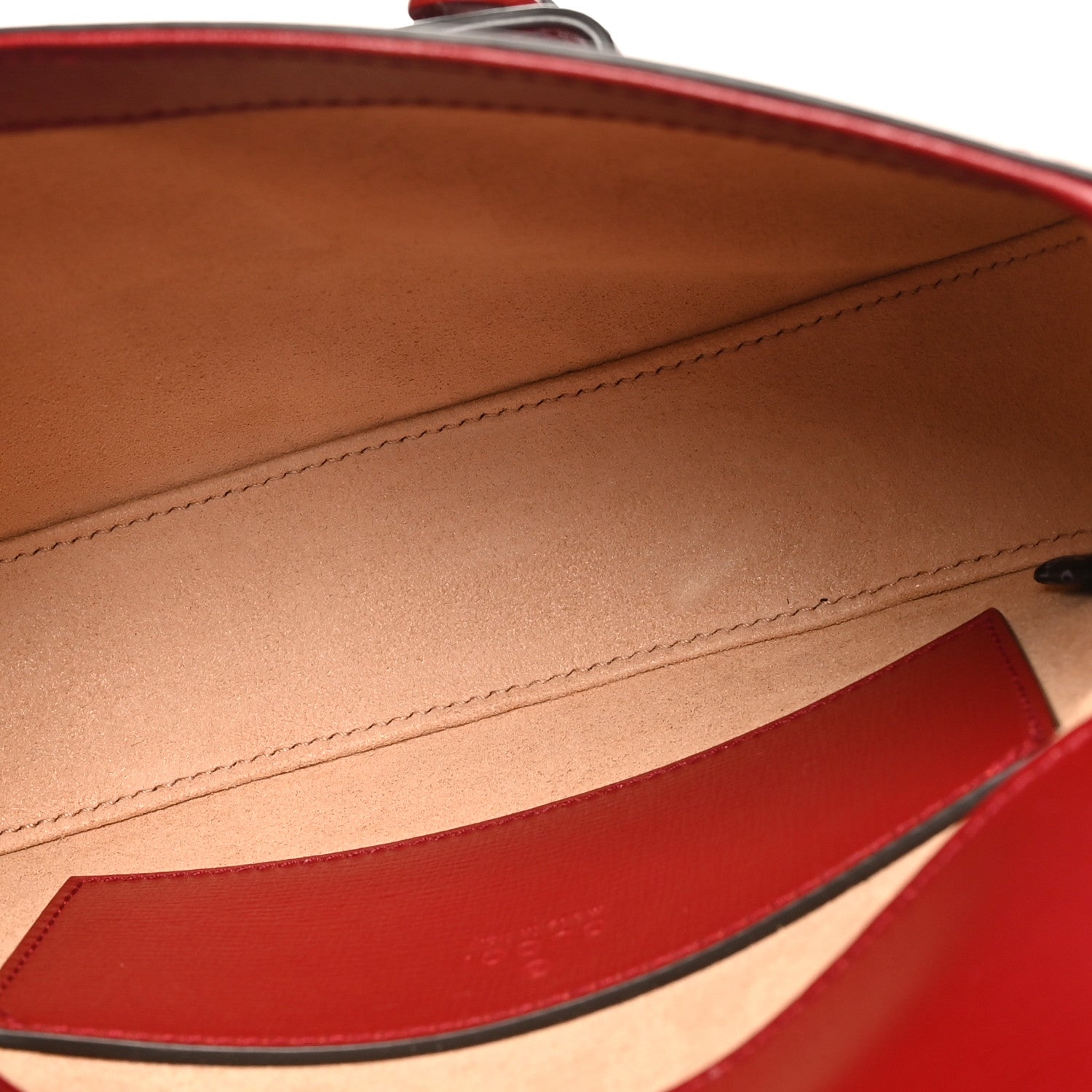 Gucci Azalea Calfskin Web Monochrome Horsebit 1955 Shoulder Bag New Cherry Red New Cherry Red 5 of 9