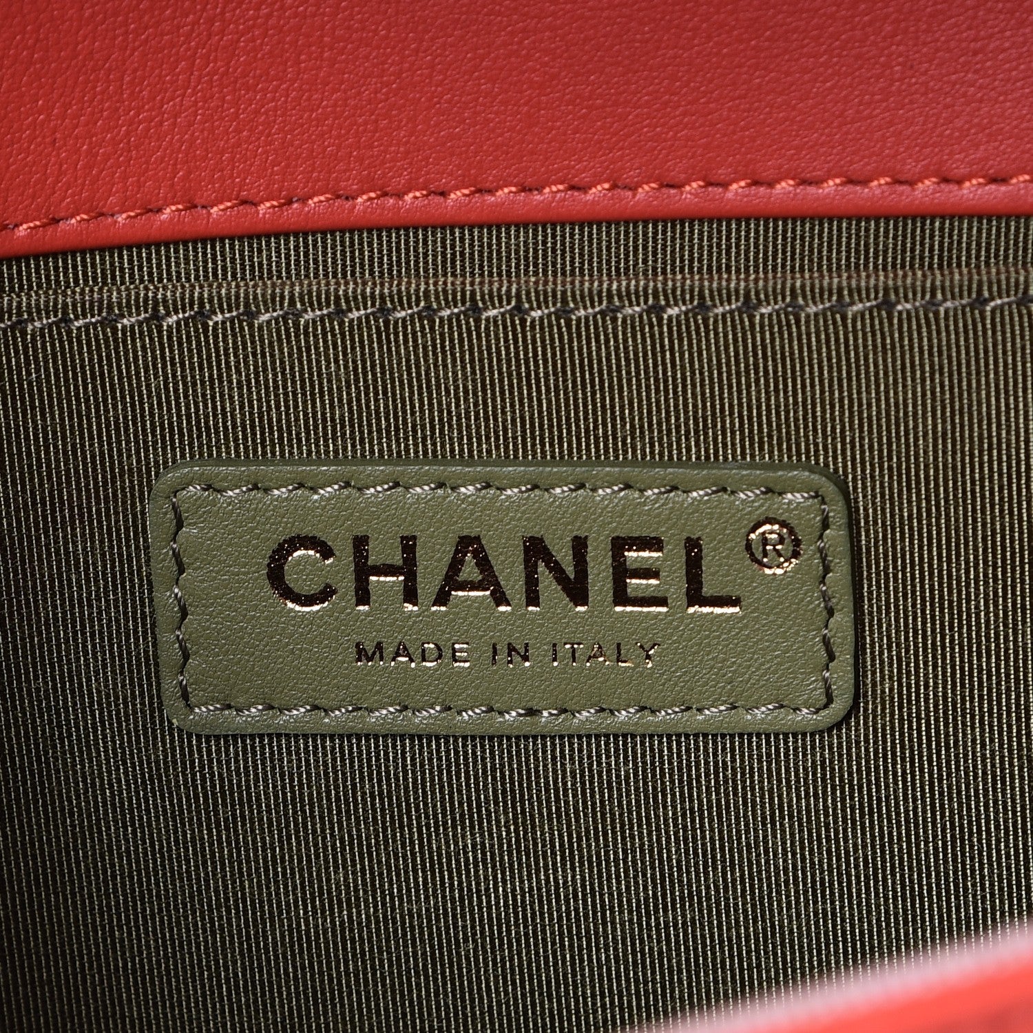 Chanel Calfskin Quilted Medium Boy Flap Red 7 of 9