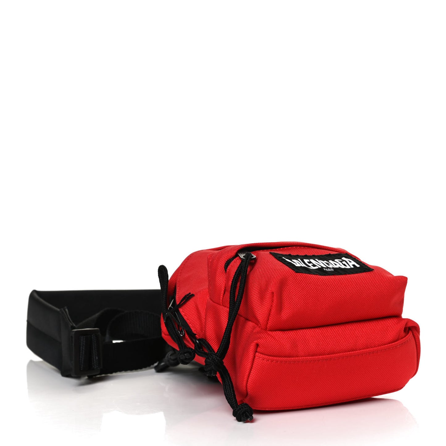 Recycled Casual Nylon Mini Oversized Backpack Bright Red