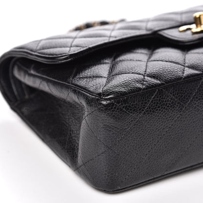 Chanel Caviar Quilted Small Double Flap Black 8 of 18