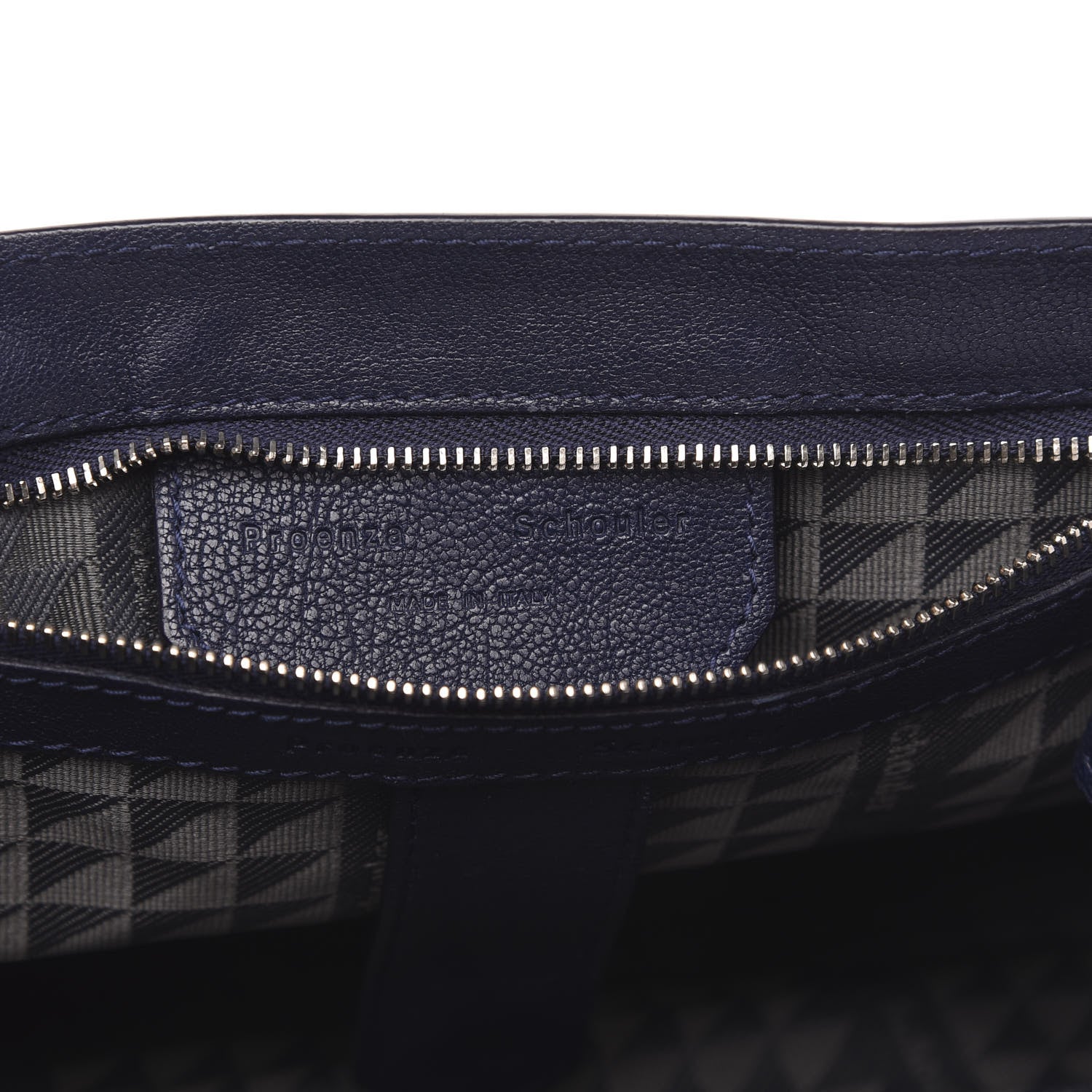 Proenza Schouler Lambskin Medium PS1 Satchel Midnight 7 of 9