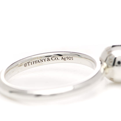 Tiffany Sterling Silver 8mm HardWear Ball Ring 53 6.5 5 of 7
