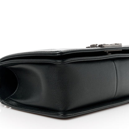 Chanel Caviar Quilted Medium Boy Flap Black 9 of 11
