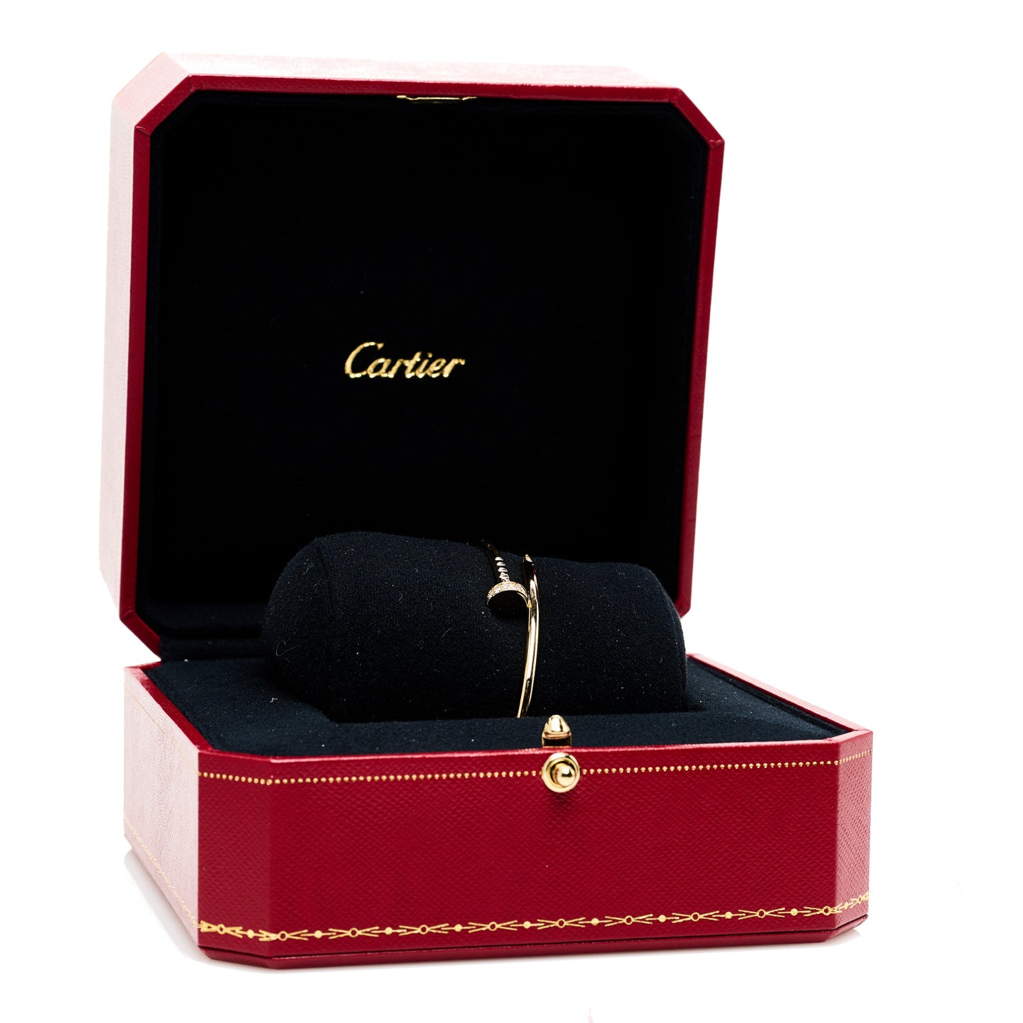 18K Yellow Gold Diamond Small Juste Un Clou Bracelet 17