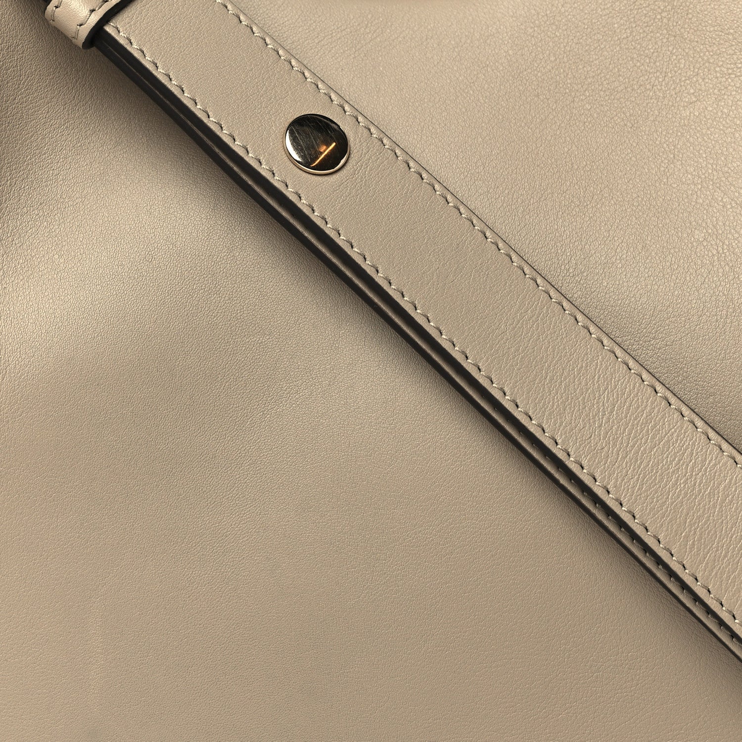 Gucci Aria Calfskin Web Large Attache Shoulder Bag Beige 8 of 10