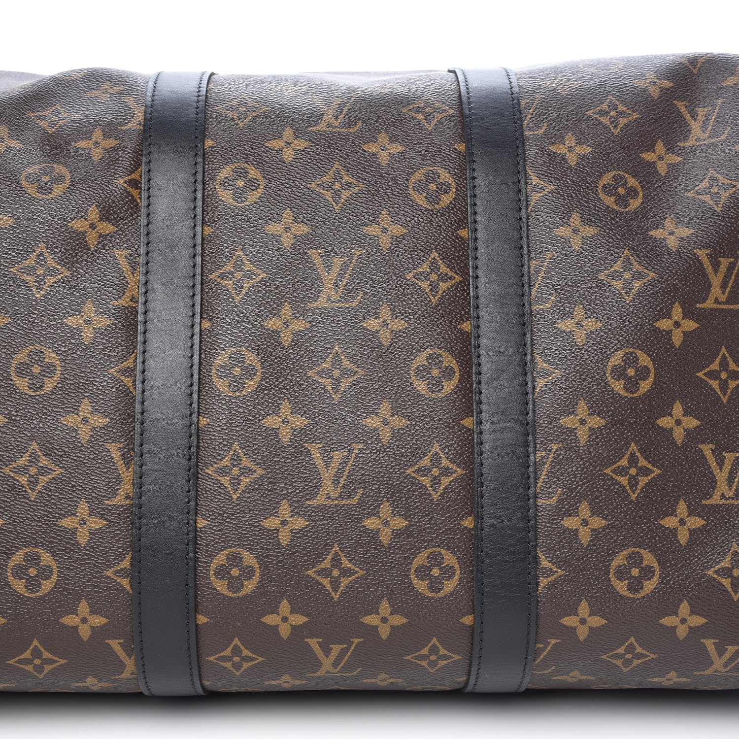 Louis Vuitton Monogram Macassar Keepall Bandouliere 55 13 of 15