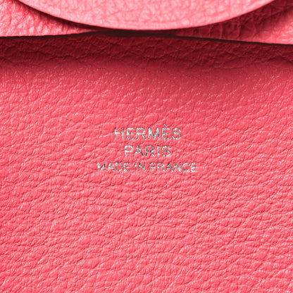Hermes Evercolor Bastia Coin Purse Rose Azalee 6 of 7