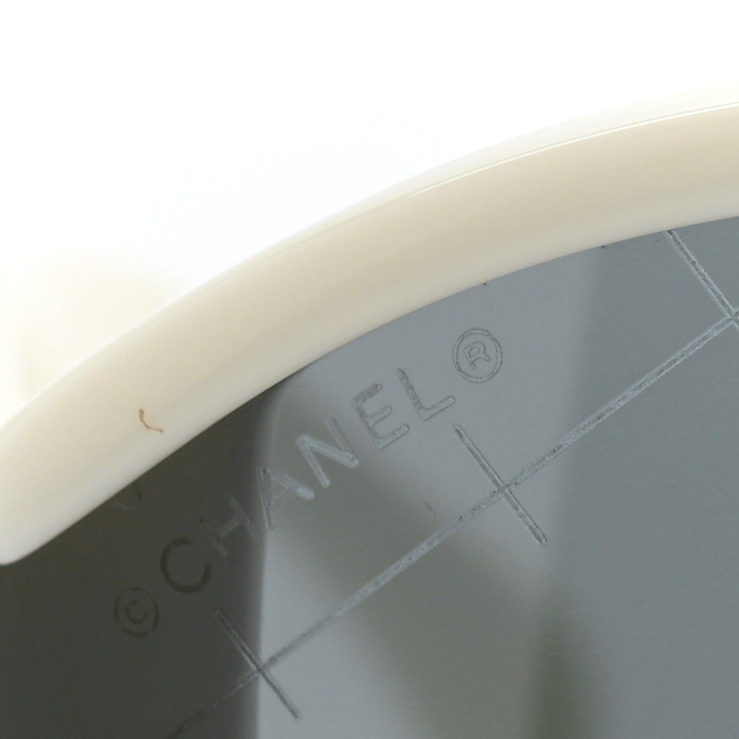 Chanel Acetate Shield Sunglasses 71476-A White 7 of 8