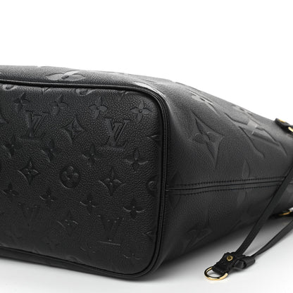 Louis Vuitton Empreinte Monogram Giant Neverfull MM Black 9 of 9