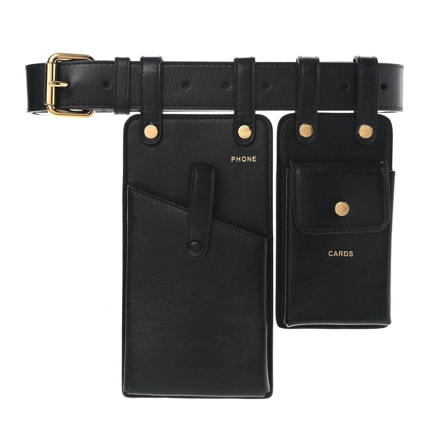 Vitello Glacier Utility Belt Pouch Black