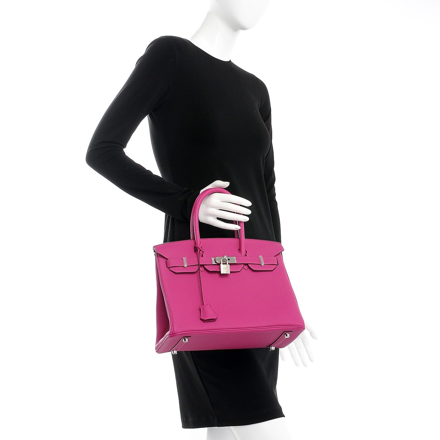 Hermes Togo Birkin 30 Rose Pourpre 2 of 30