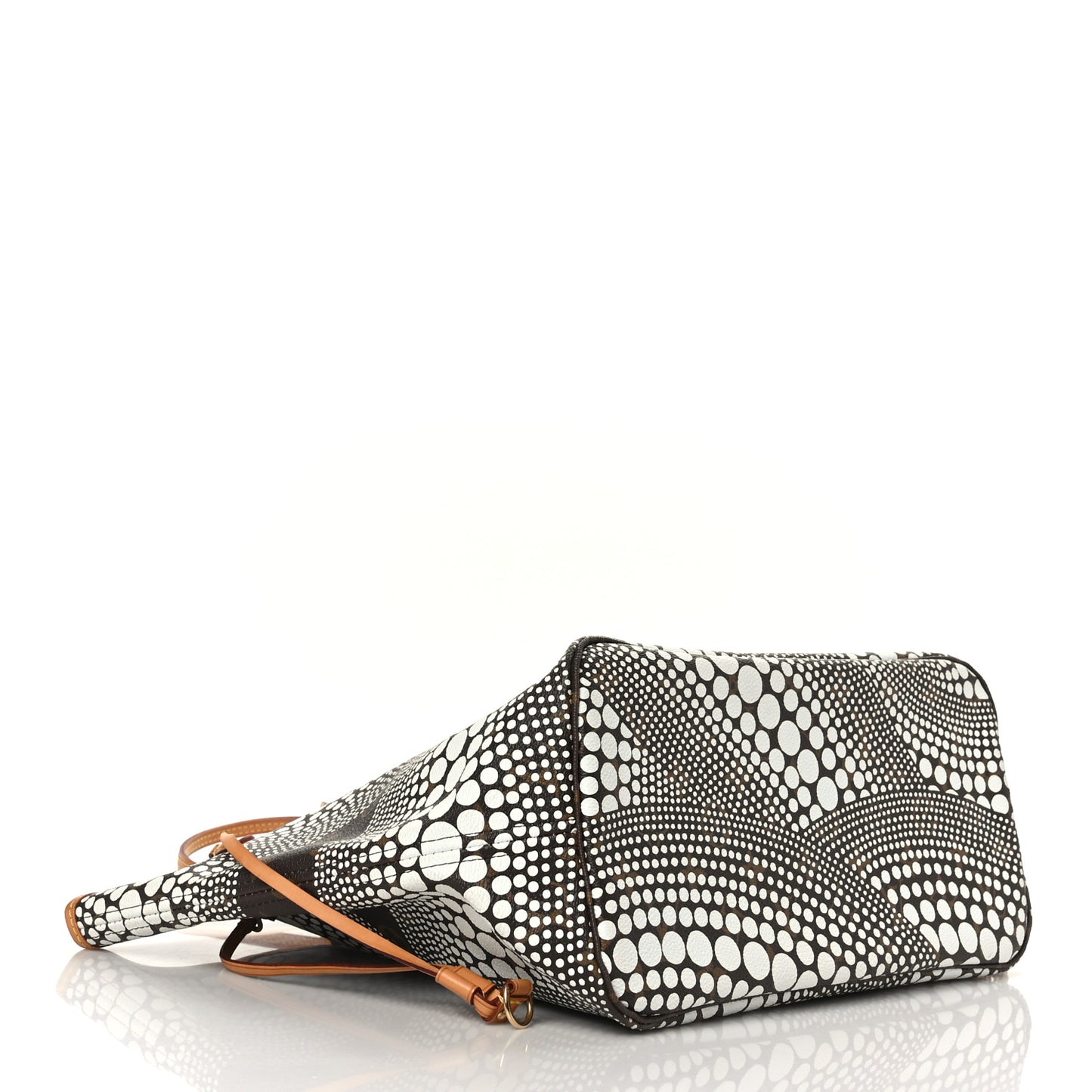 Monogram Kusama Waves Neverfull MM White