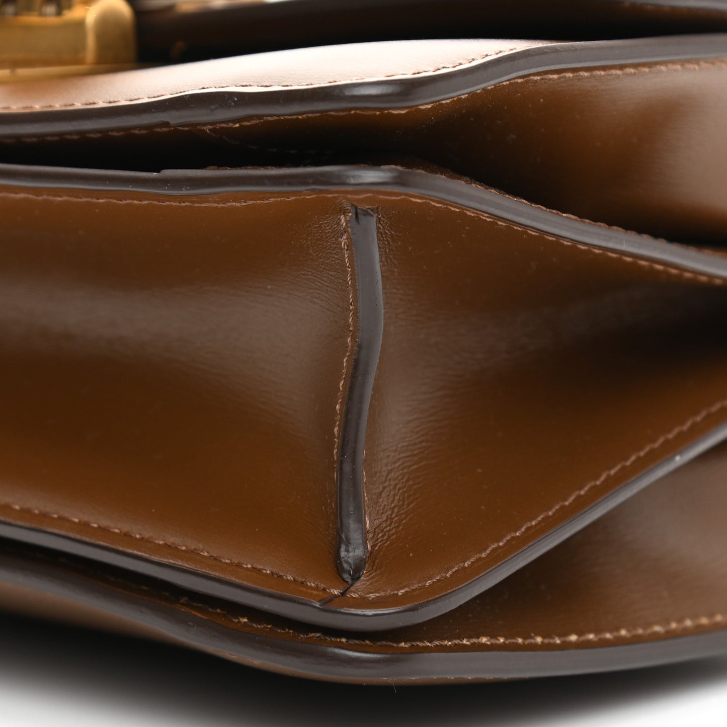 Smooth Calfskin Small Classic Box Flap Bag Camel