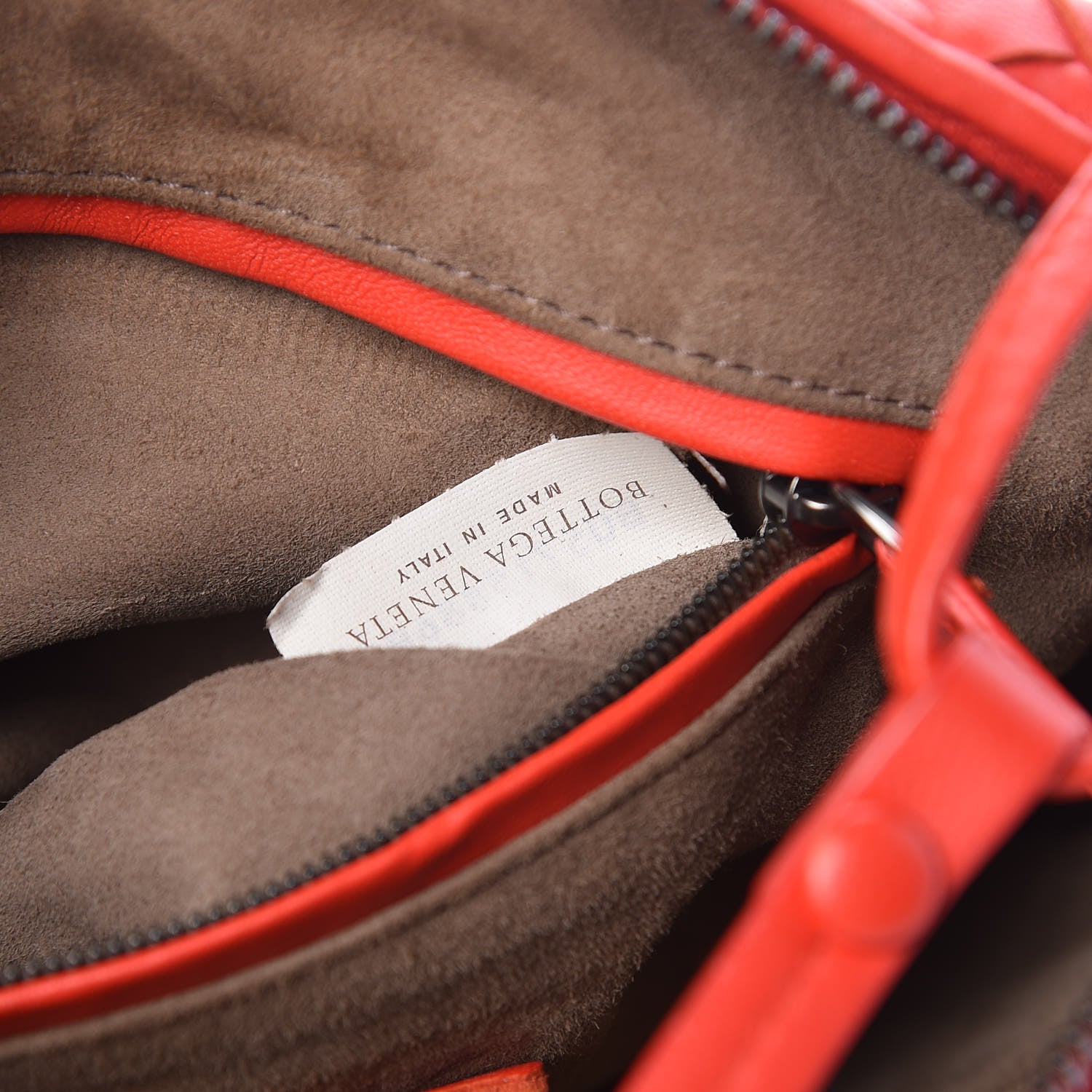 Bottega Veneta Nappa Intrecciato Nodini Crossbody Messenger Red 7 of 12