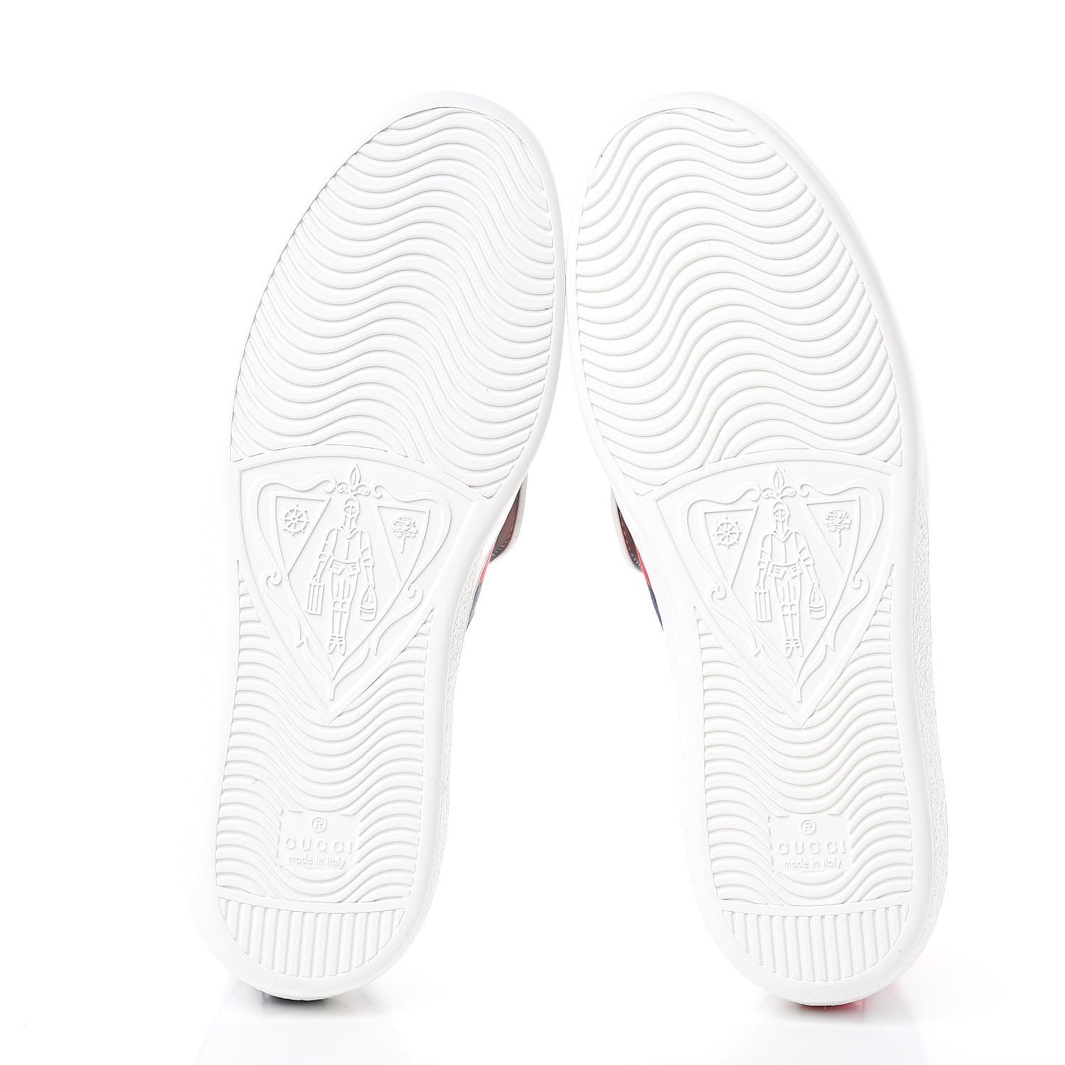 Gucci Calfskin Ayers Web Tiger Removable Patches Mens Ace High Top Sneakers 6.5 White 7 of 10