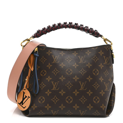 Louis Vuitton Monogram Beaubourg Hobo Mini Bordeaux Red Peach Safran Blue Jean Blue 1 of 9