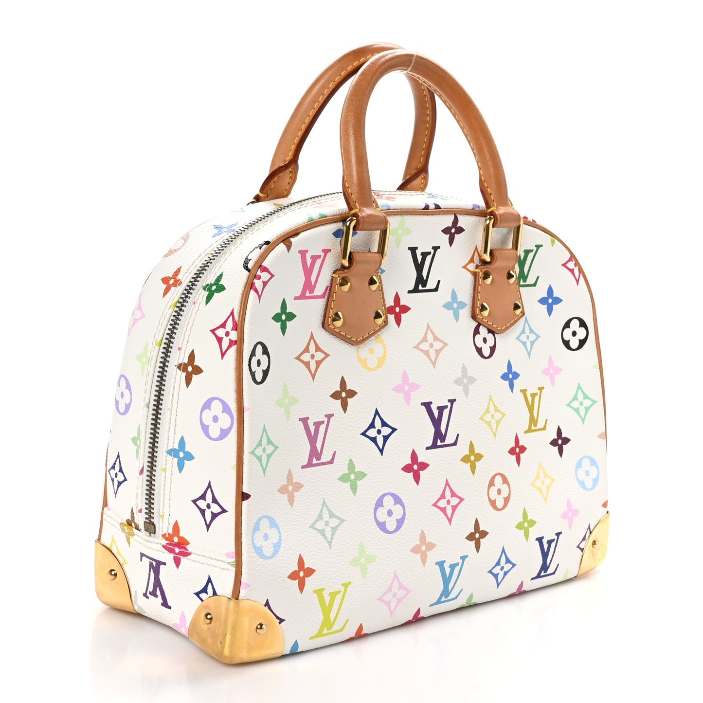 Monogram Multicolor Trouville White