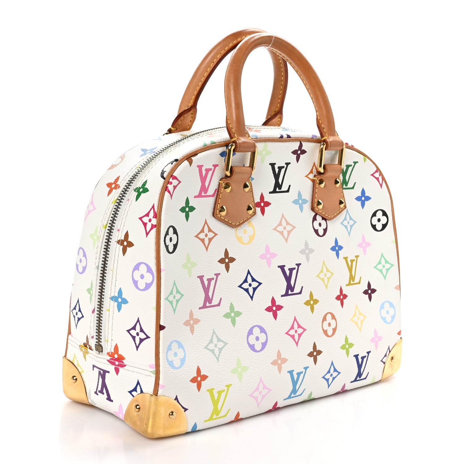 Louis Vuitton Monogram Multicolor Trouville White 3 of 9