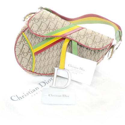 Christian Dior Monogram Rasta Saddle Bag Beige 12 of 12