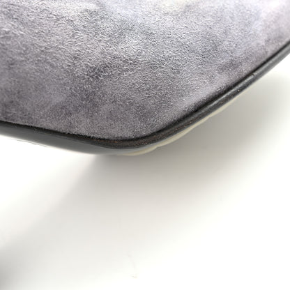 Chanel Suede Calfskin CC Short Boots 37.5 Grey 11 of 11