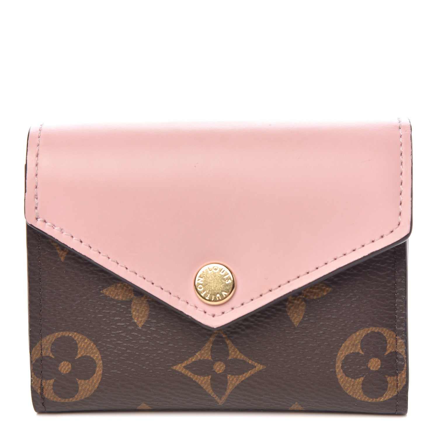Louis Vuitton Monogram Zoe Wallet Rose Ballerine 1 of 7