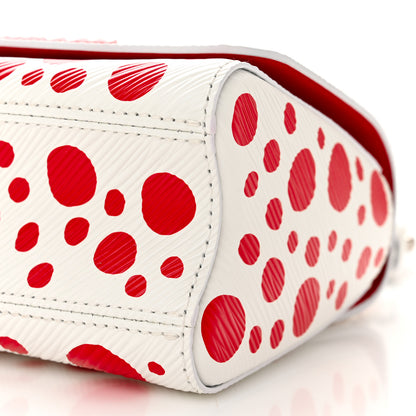 Louis Vuitton LV X YK Epi Infinity Dots Twist Shoulder Bag PM White Red 11 of 12
