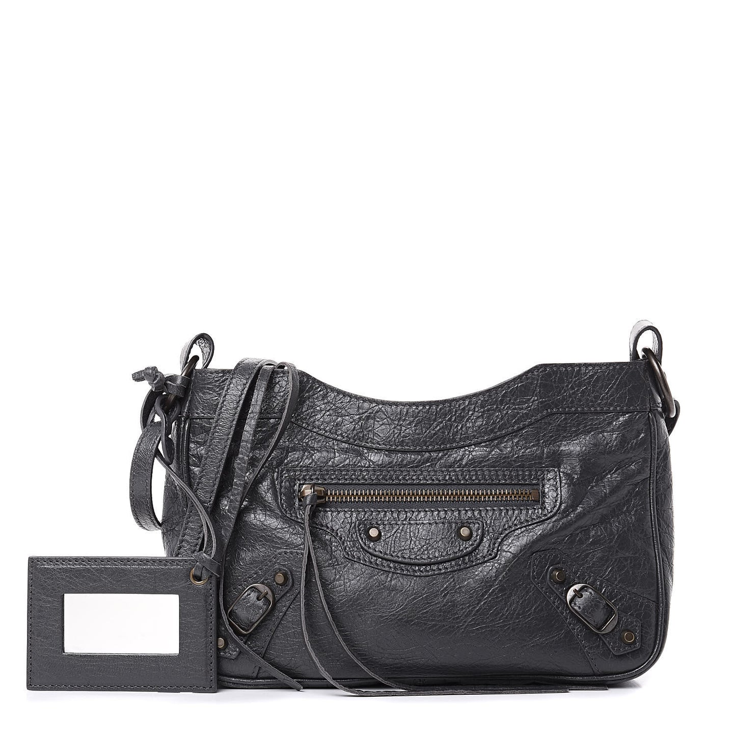 Agneau Classic Hardware Hip Gris Fossile