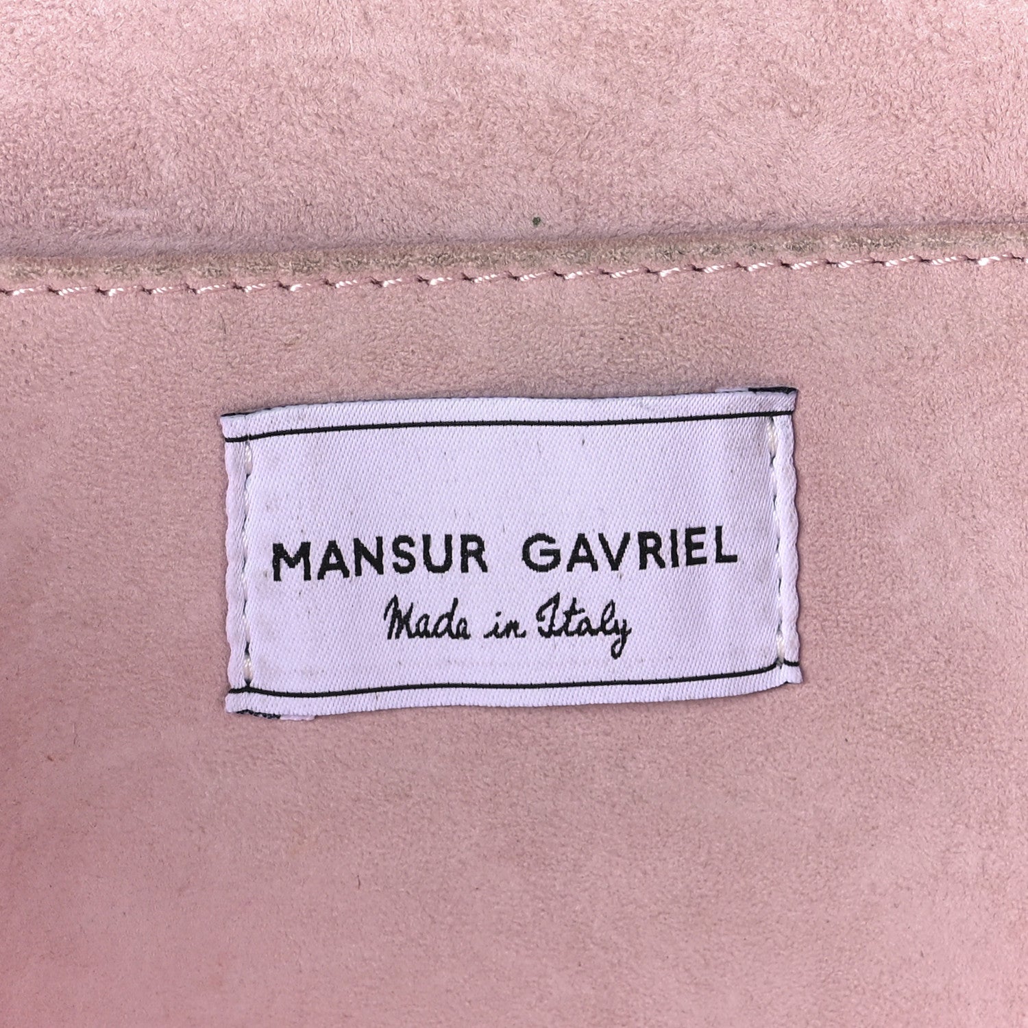 Mansur Gavriel Calfskin Circle Crossbody Bag Light Pink 6 of 12