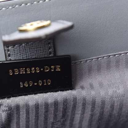 Fendi Vitello Elite Petite 2Jours Tote Grigio Grigio Chiaro 7 of 10