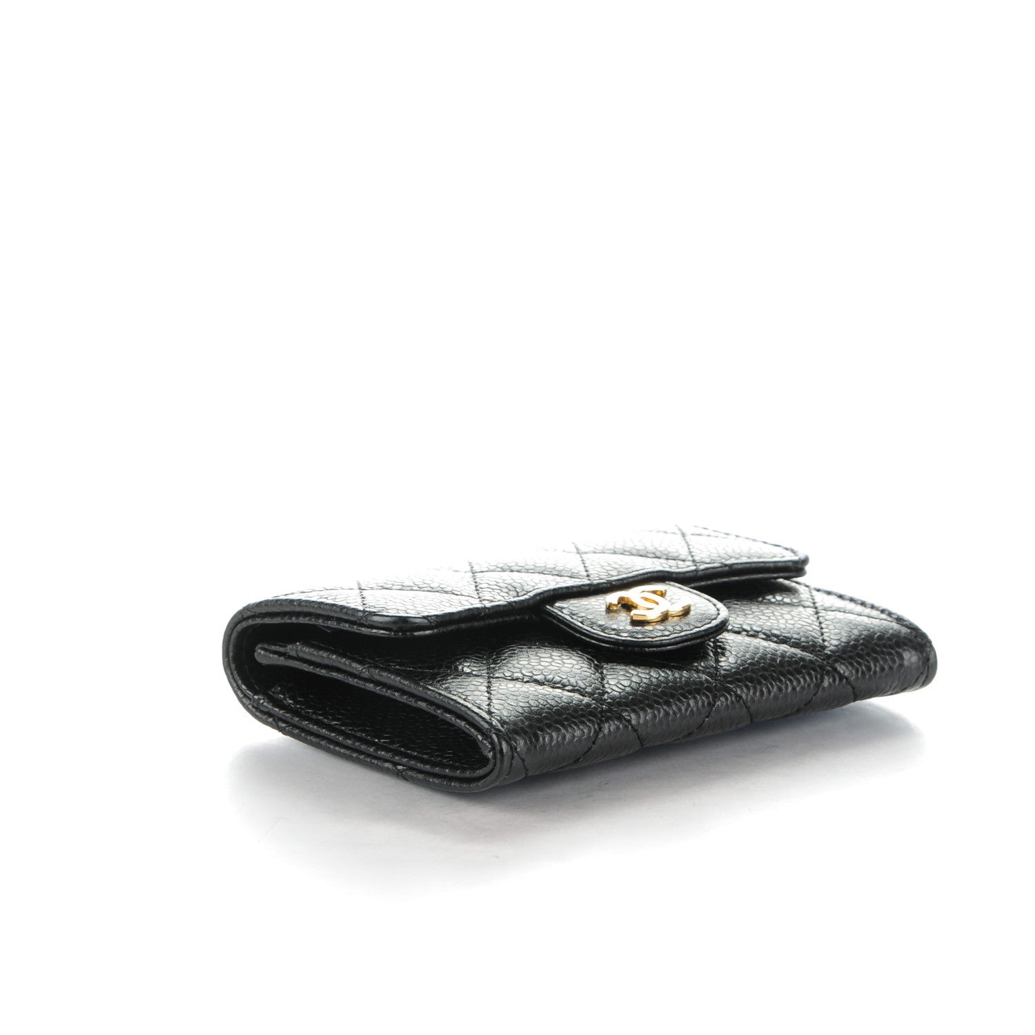 Chanel Caviar Quilted Flap Card Holder Black 4 of 8