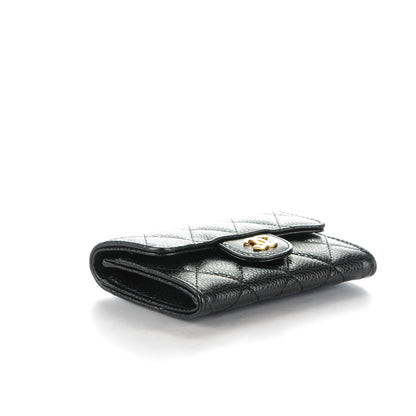 Chanel Caviar Quilted Flap Card Holder Black 4 of 8