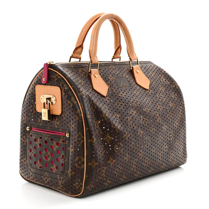 Louis Vuitton Monogram Perforated Speedy 30 Fuchsia 3 of 11