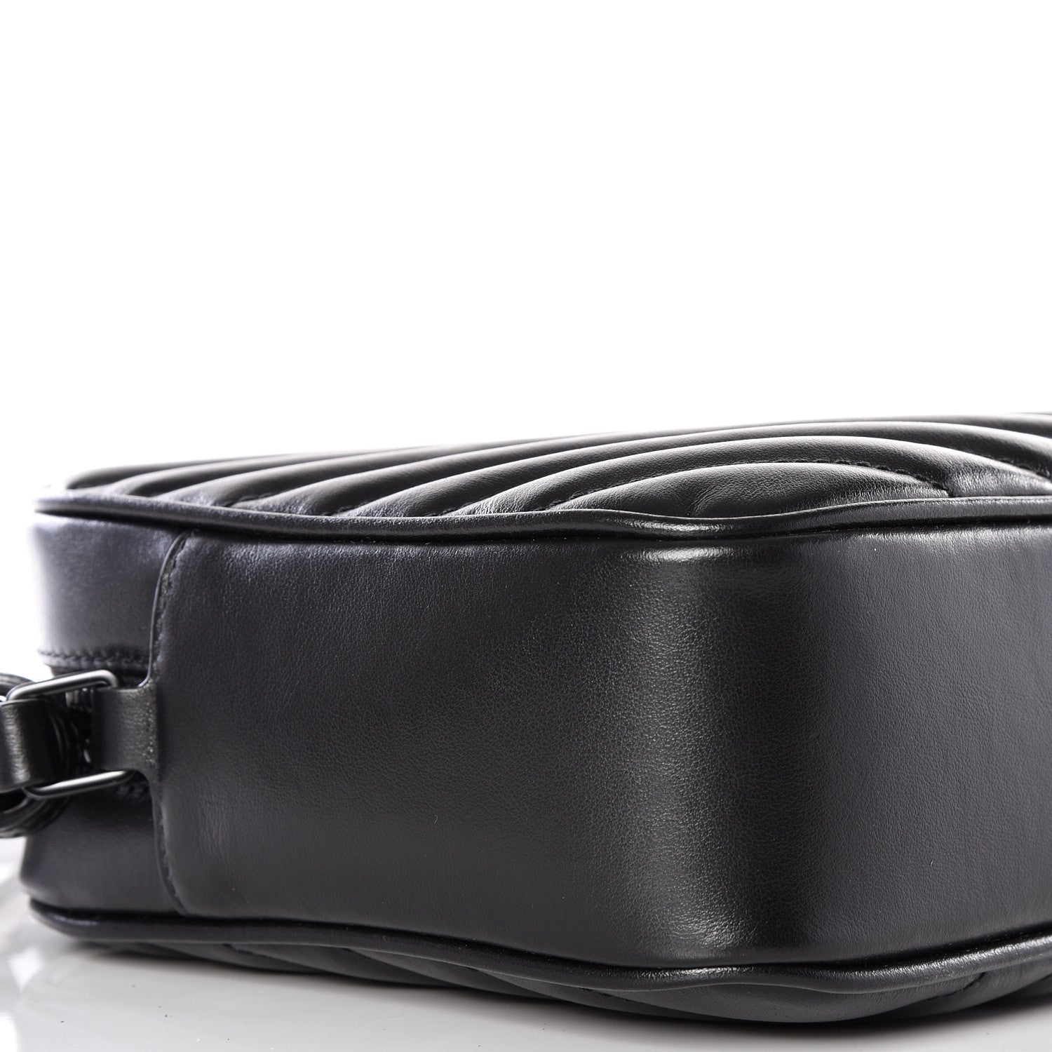 Saint Laurent Calfskin Matelasse Monogram Lou Camera Bag Black 7 of 10