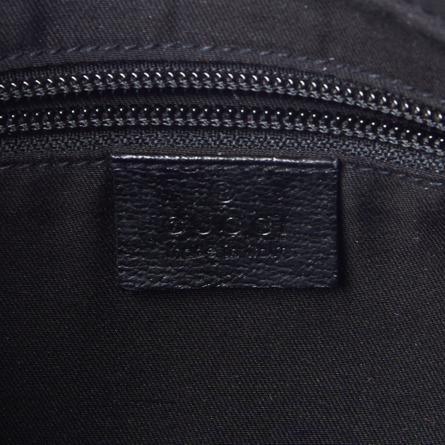 Gucci Monogram Medium Half Moon Hobo Black 8 of 9